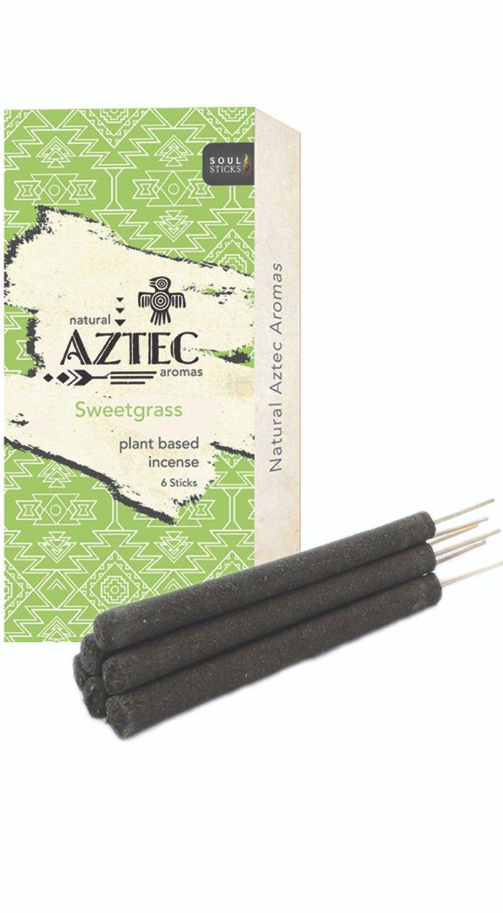 Aztec Incense Sweetgrass (6 Sticks) Palo Santo Australia